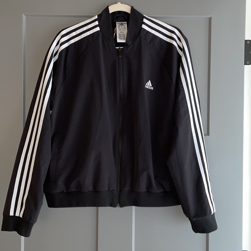 Adidas Essentials 3 Stripe Woven Track Top Women